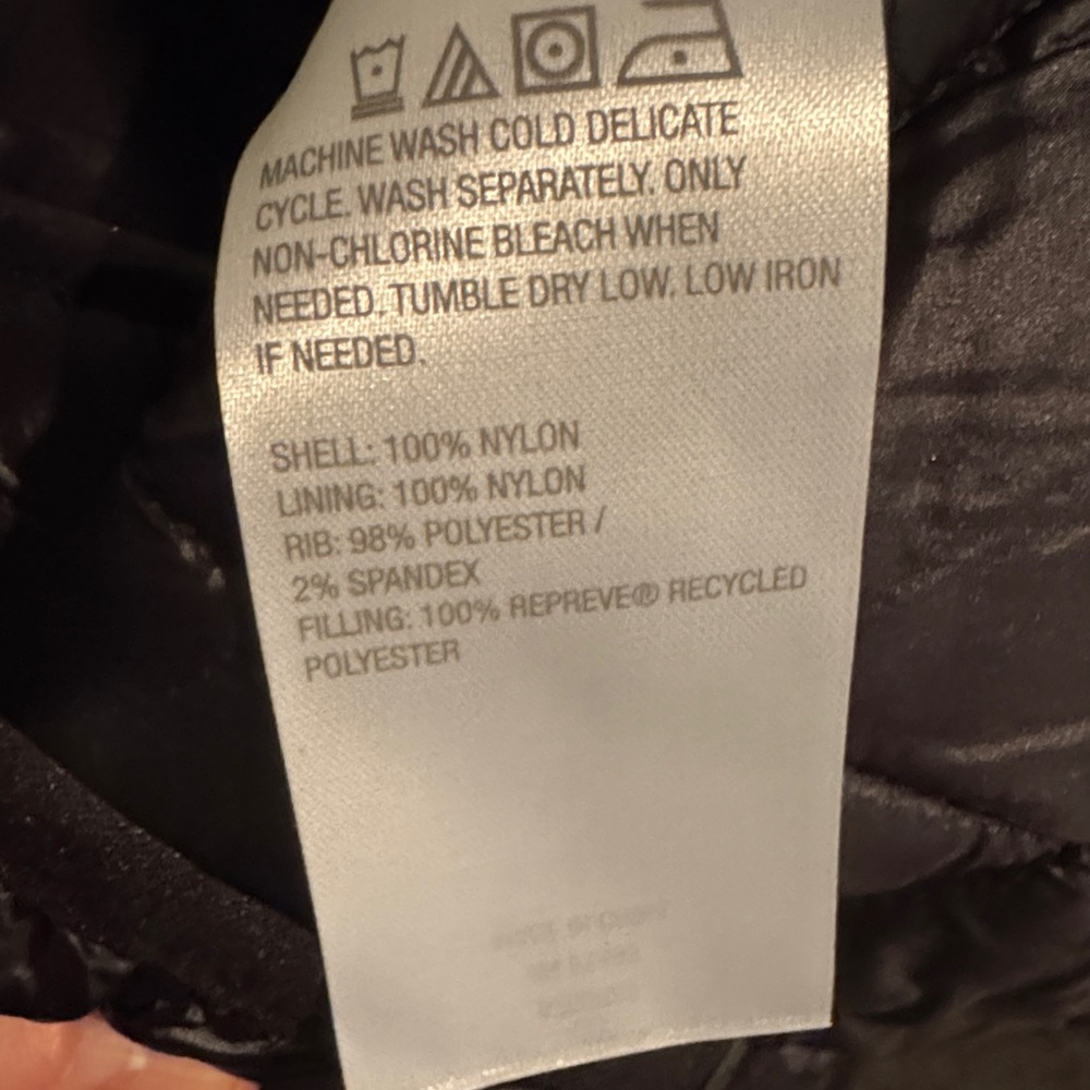 Martha Stewart/signature diamond Black short sleeve Quilted Jacket - Picture 8 of 8
